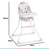 Cadeira Alta De Bebê Para Alimentação Refeição Até 23 Kg Nick Zoo Galzerano - 6