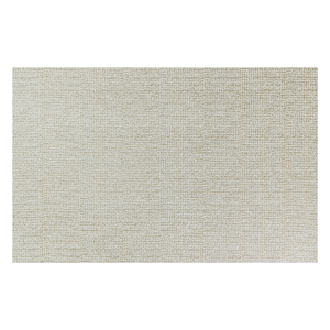 Tapete Retangular Canadá Linha Milão Bege 71% Algodão 29% Poliéster Base Antiderrapante Conforto e D