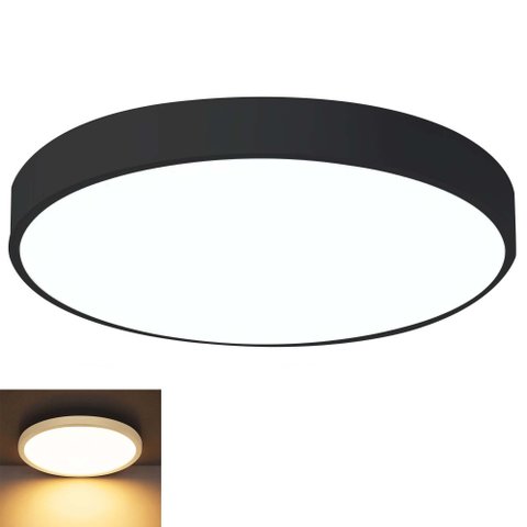 Luminária Plafon Sobrepor Moderno Led 3 Tons Escritorio Empresa Sala Quarto Residencial Decoração Il
