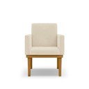 Ver imagem 3 de KIT 02 Poltrona de Estudos TEFI  SUEDE BEGE