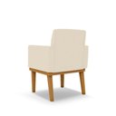 Ver imagem 4 de KIT 02 Poltrona de Estudos TEFI  SUEDE BEGE