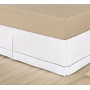 Ver imagem 2 de Saia Cama Box Baú Casal King Ponto Palito Percal Algodão - Branco