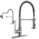 Ver imagem 3 de Torneira Goumert Cozinha Monocomando Misturador Agua Quente Fria Mesa Bancada Pia Moderna Extensivel