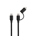 Ver imagem 1 de Cabo Oex Usb 4 em 1 Lightining Preto Ce303