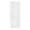 Ver imagem 1 de Porta de Alumínio Palheta Lado Direito 210x80cm Branco Allo Esquadrias