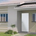 Ver imagem 2 de Porta de Alumínio Palheta Lado Direito 210x80cm Branco Allo Esquadrias