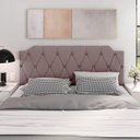 Ver imagem 4 de Cabeceira para Cama Queen Size Casal 1,60m Estofada Rose - Modelo Kelly