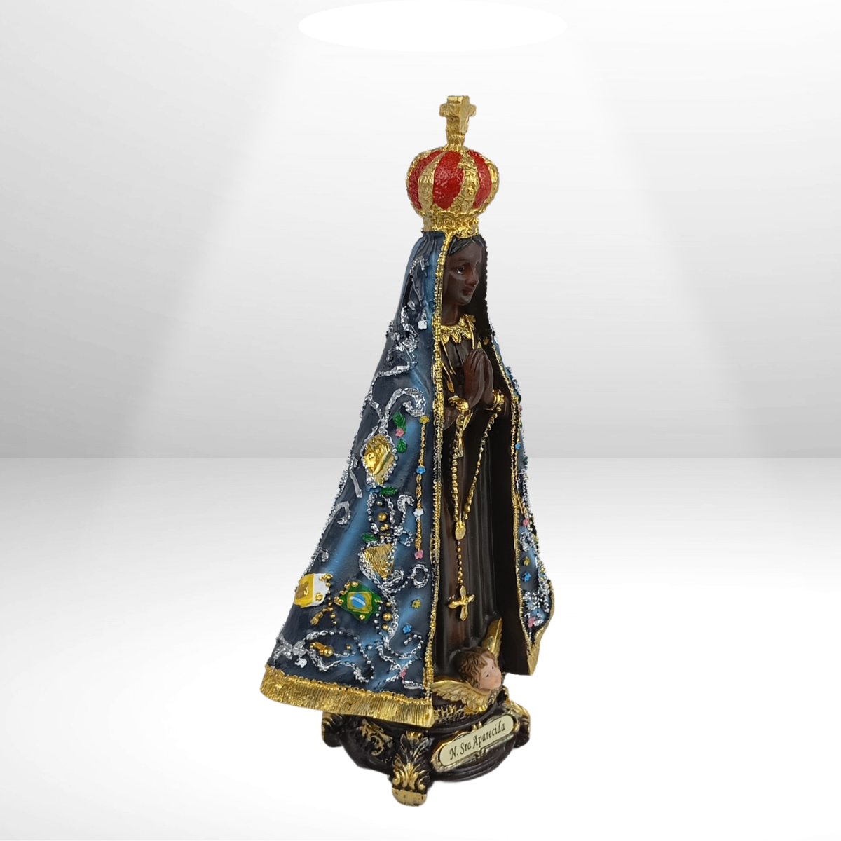 Nossa Senhora Aparecida em Resina Premium 35 Cm - 6