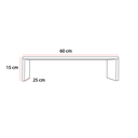 Ver imagem 5 de Kit 02 Nichos Cabideiro Suspenso de Parede Branco Moveara
