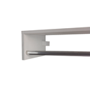 Ver imagem 3 de Kit 02 Nichos Cabideiro Suspenso de Parede Branco Moveara