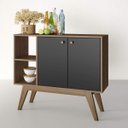 Ver imagem 1 de Aparador 2 Portas 1 Prateleira Bora