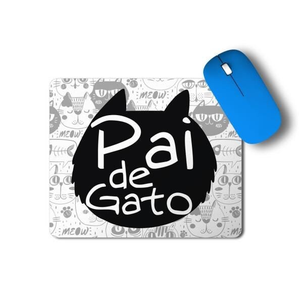 Kit Pai De Gato Engraçado Caneca + Quadro + Mousepad - 3