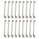 Ver imagem 1 de Alça de Apoio 70cm Barra Inox Kit 20 Unidades Cadeirante Idoso Corrimao Banheiro Box Acessibilidade