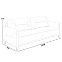 Ver imagem 7 de Kit Sofá 03 Lugares Sala Estar 220cm Com Poltrona Berilo Pés De Madeira M03 Veludo Cinza - Lyam