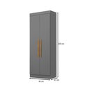 Ver imagem 4 de Guarda-roupa Solteiro Odisseia Plus 2 Portas Onix - Maxel