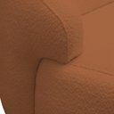 Ver imagem 2 de Sofá 3 Lugares Curvo Orgânico para Sala Living 180cm Barolo L06 Bouclê Terracota - lyam decor