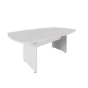 Ver imagem 1 de Mesa de Reunião Orgânica 320cm X 110cm Pés Painel Escritório F5 Office Cor:cinza
