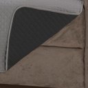 Ver imagem 2 de Protetor de Sofá Padrão 2 e 3 Lugares Lugares Classic 100% Poliéster:cinza