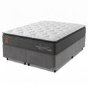 Ver imagem 1 de Cama Box Queen Molas Ensacadas Pillow Super Monaco 158x198x72cm Probel - até 180kg por Pessoa