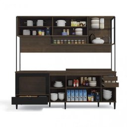 Cozinha Compacta com Tampo 4 Peças Pop Kappesberg - 4 Cozinha Compacta com Tampo 4 Peças Pop Kappesberg - 4