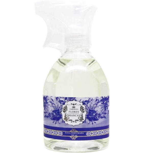 Água perfumada Madressenza para tecidos flores brancas 500ml - 1