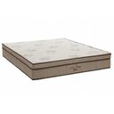 Ver imagem 2 de Conjunto Cama Box Ortobom Casal Pró Vida Superpocket Molas Ensacadas Base Camurça Bege 138x188x53