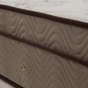 Ver imagem 3 de Conjunto Cama Box Ortobom Casal Pró Vida Superpocket Molas Ensacadas Base Camurça Bege 138x188x53