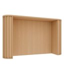 Ver imagem 1 de Bancada para Cozinha Lótus sem Porta MDF 164cm Café Luciane Móveis