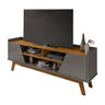Rack Sala Turim para TV até 65 Polegadas com Pés Madeira - 3