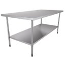 Ver imagem 1 de Bancada de Apoio Total Inox 1,90m X 0,90m BAI 1900/900 - Metalcubas