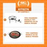 Kit Camping 2 - Fogareiro Fogão F1B7 Redondo 40cm + Chapa Campeira 45cm - Progás - 3