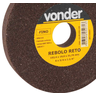 Rebolo reto 6" x 3/4" fino VONDER - 3