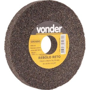 Rebolo Reto 152,4x19,0x31,8 24/36 Grosso Marrom Uso Geral -