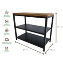 Ver imagem 4 de Kit Sapateira Sd 5003 + Cabideiro 5004 Preto