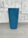 Ver imagem 2 de Vaso de Fibra de Vidro 56X30 cm Estilo Vietnamita pilao Azul Turquesa