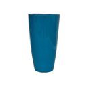 Ver imagem 1 de Vaso de Fibra de Vidro 56X30 cm Estilo Vietnamita pilao Azul Turquesa