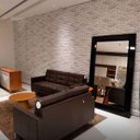 Ver imagem 4 de Papel Adesivo Tijolinho Branco 3d Texturizado Vinil Lavável Autocolante para Decoração Cinza Claro