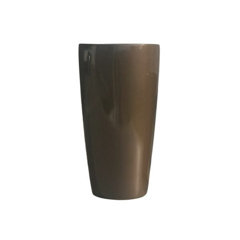 Vaso de Fibra de Vidro Estilo Vietnamita 72x38 Cm Camurça