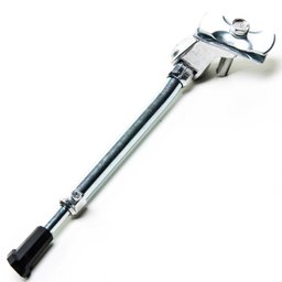Descanso Pé Central Aluminio bike com regulagem aro 16 ao 29:Prata - 1