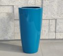 Ver imagem 3 de Vaso de Fibra de Vidro 72X38 cm Azul Turquesa