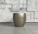 Ver imagem 2 de Vaso de Fibra de Vidro 31x29 cm Verona Dourado Brilho