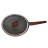 Frigideira Indução Antiaderente Revestimento Mármore 28cm Cinza - 2