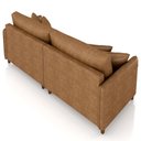 Ver mais imagens de Sofá 3 Lugares Sala de Estar Living 252cm Asbury K01 Couríssimo Camel - Lyam Decor