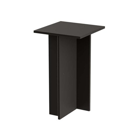 Mesa de Cabeceira Kyoto Preta Cama Quarto Sala 35x65cm