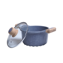 Ver imagem 5 de Jogo de Panelas 9 Peças Revestimento Mármore Cinza