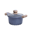 Ver imagem 3 de Jogo de Panelas 9 Peças Revestimento Mármore Cinza