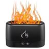 Difusor de Ambiente Elétrico Aromatizador com Chamas Preto - 6