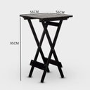 Ver imagem 3 de Mesa para Jardim e Varanda Bistrô Dobrável em Madeira Maciça