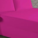 Ver imagem 3 de Jogo de Cama King Nobre 3 Peças Luva de Box 55cm de Altura Malha 100% Algodão - Pink