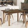 Mesa de Jantar 120x80 até 4 Lugares Pés em Madeira Maciça Reforçada - 1